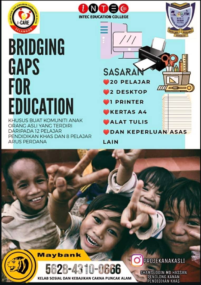You are currently viewing BRIDGING GAPS FOR EDUCATION OF ANAK ORANG ASLI