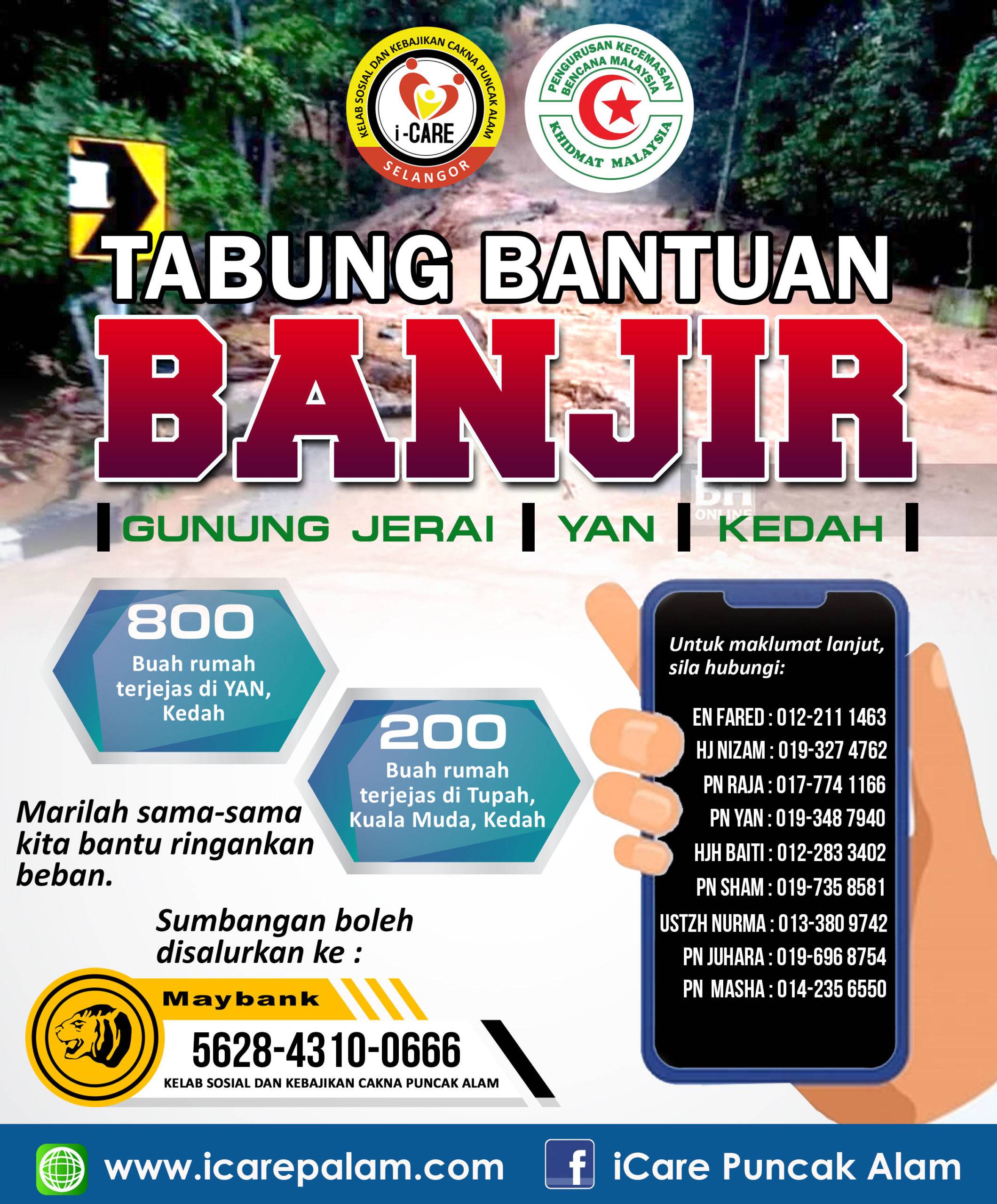 You are currently viewing TABUNG BANTUAN BANJIR DI YAN, KEDAH